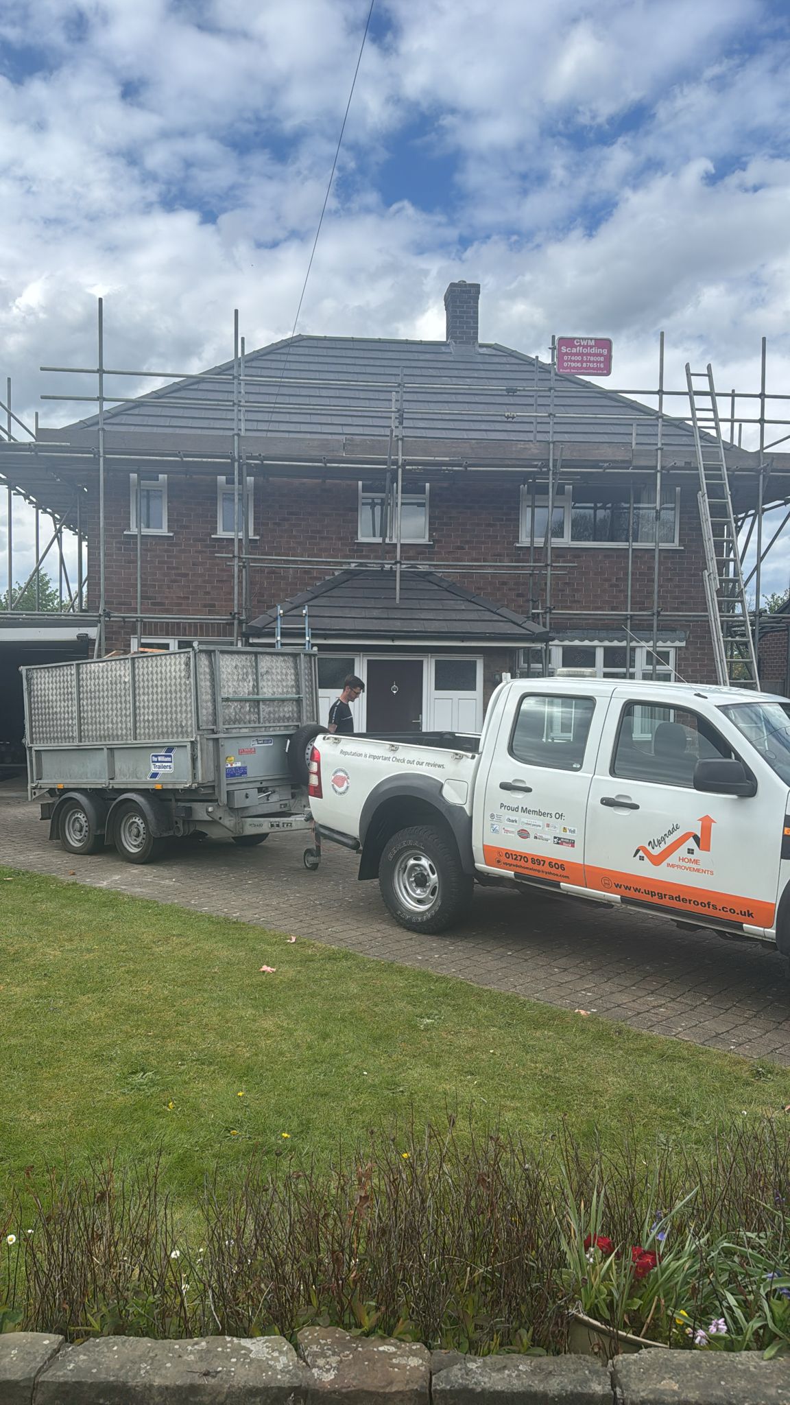 Emergency storm damage roof repair in Cheshire completed same day